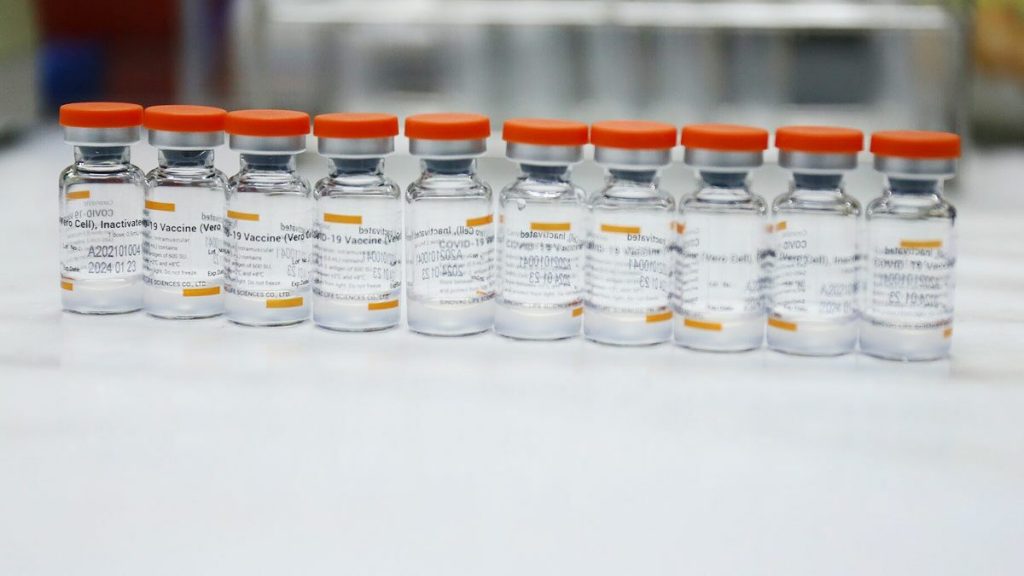 ฉีดซิโนแวคแล้วเป็นอัมพฤกษ์